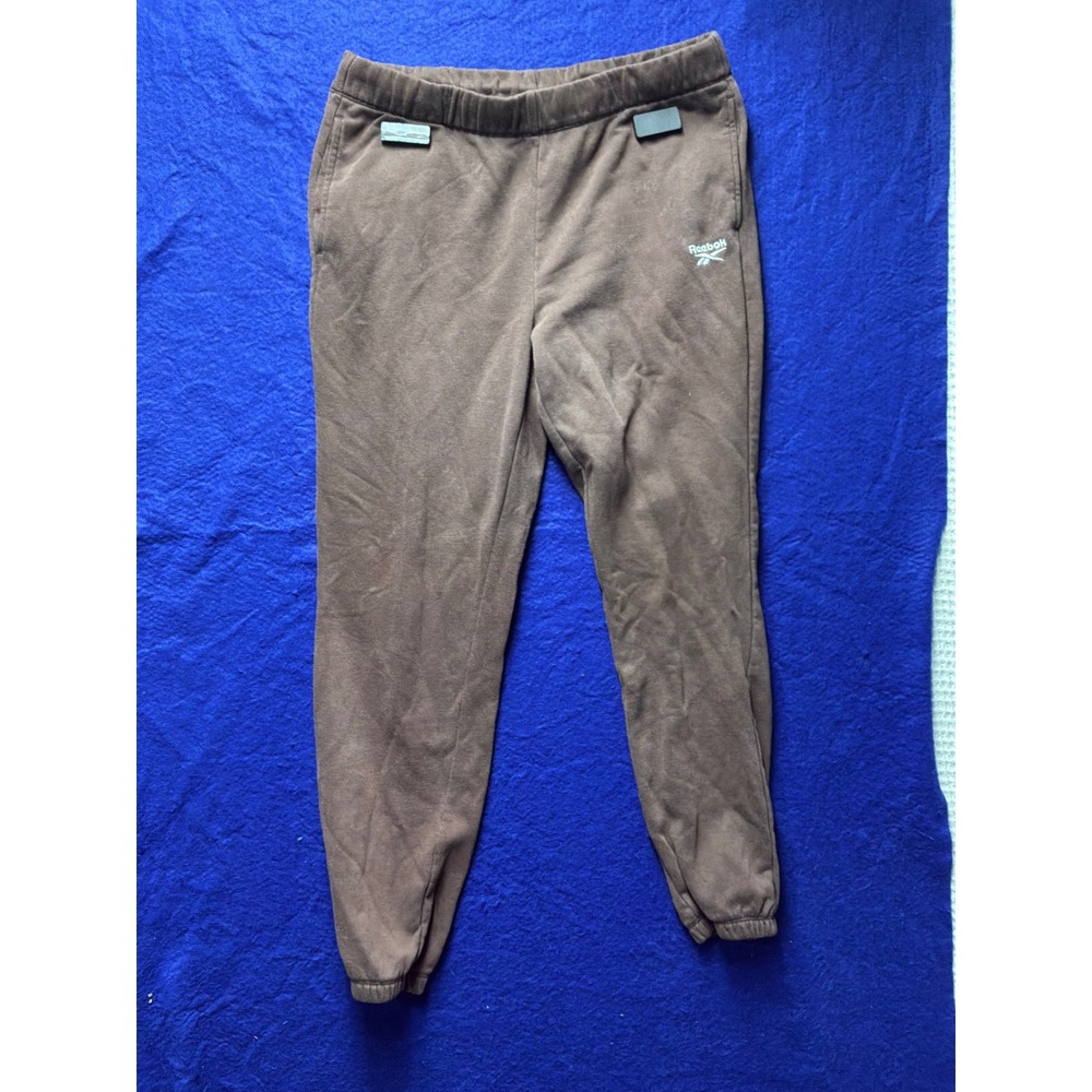 Gorpcore Mens Reebok‎ Jogger Sweatpants Large Brown